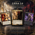 Liesa 2.0 Heaven and Hell Reborn by BaumDecks, featuring Liesa, Claim Jumper, and the reverse face of Sephiroth. Physical 108-card proxy package.