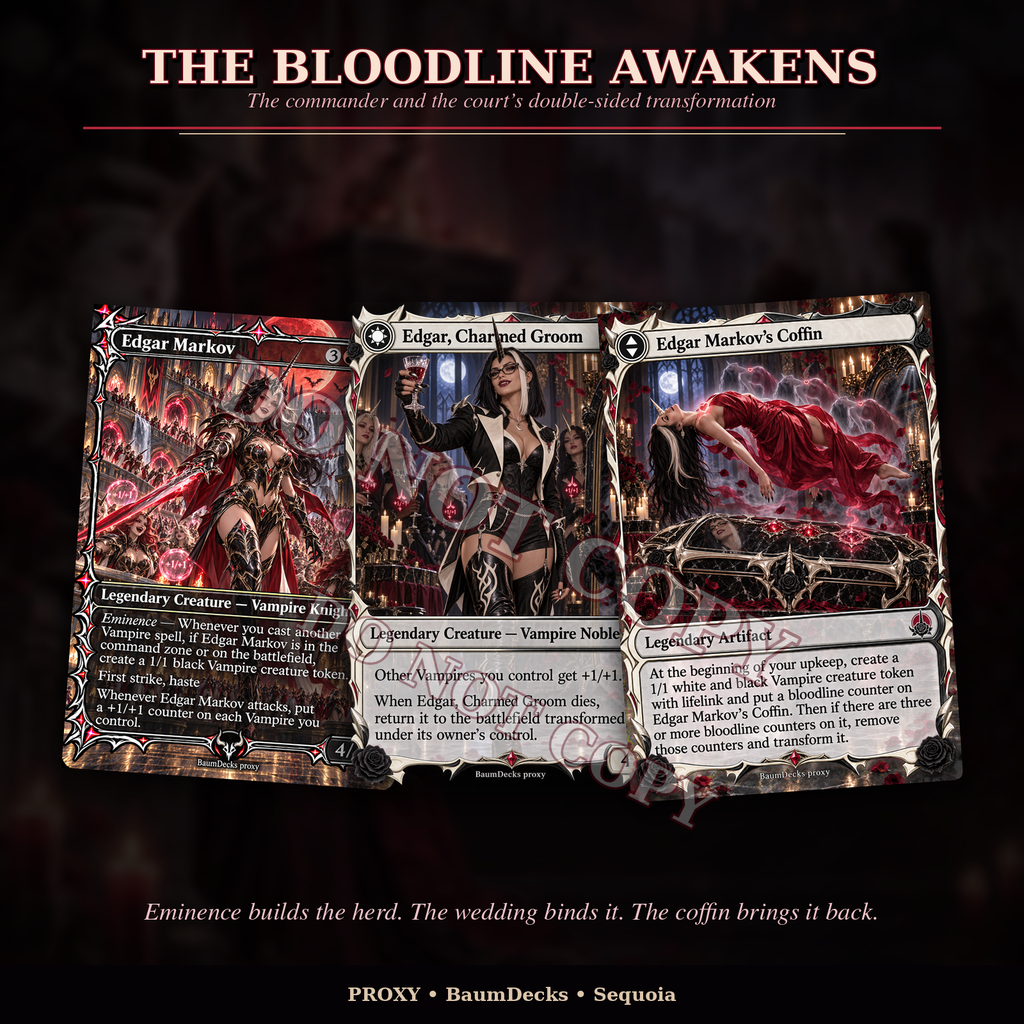 Court of the Crimson Horn — Edgar Markov Proxy Commander Deck