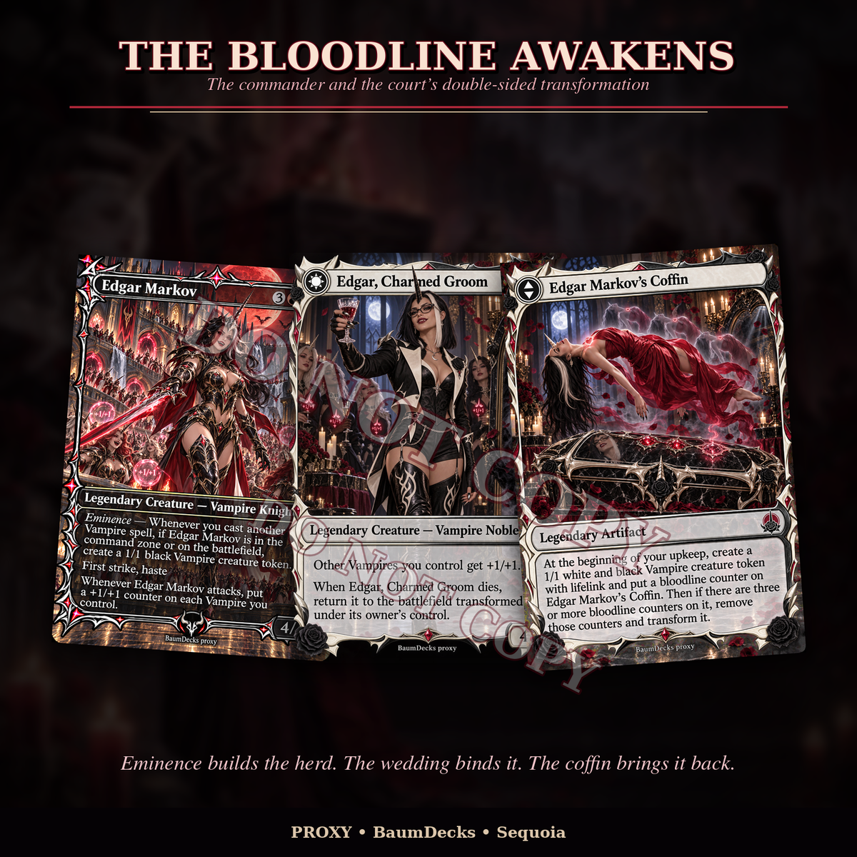 Court of the Crimson Horn — Edgar Markov Proxy Commander Deck