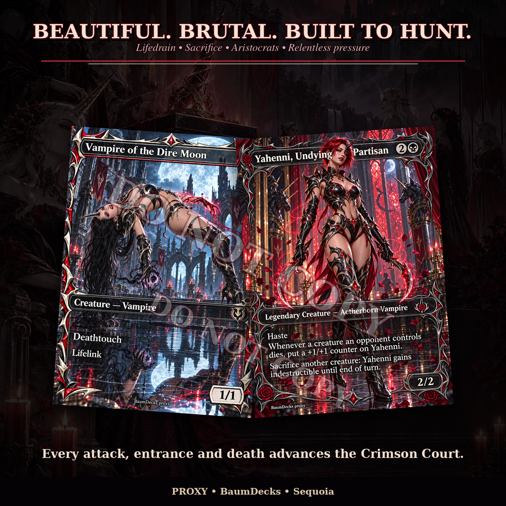 Court of the Crimson Horn — Edgar Markov Proxy Commander Deck
