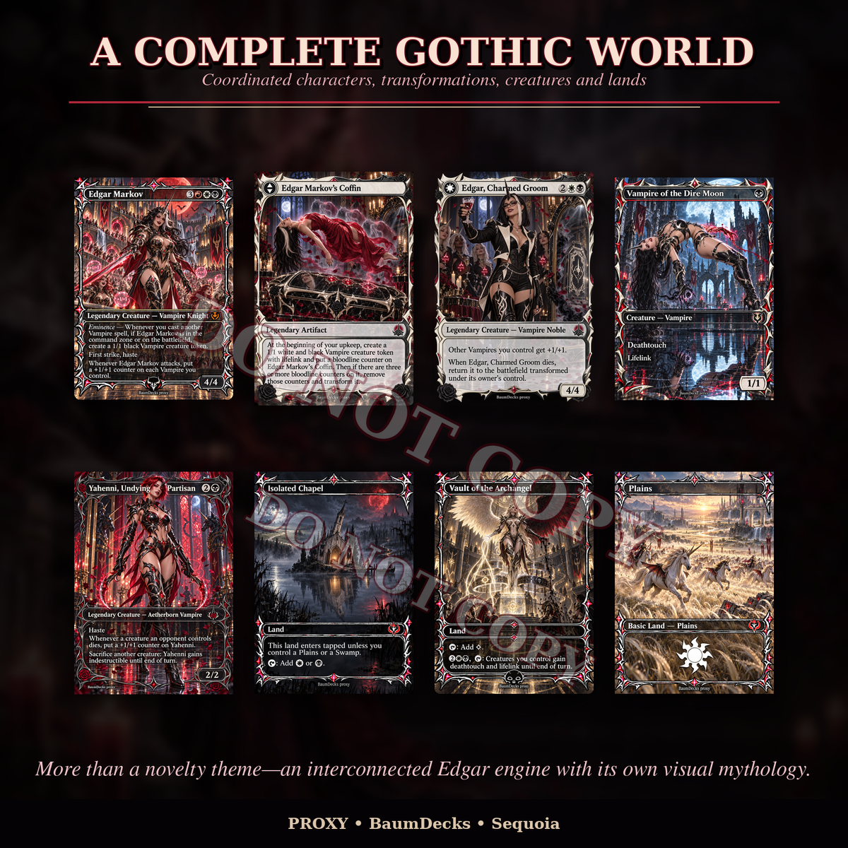 Court of the Crimson Horn — Edgar Markov Proxy Commander Deck