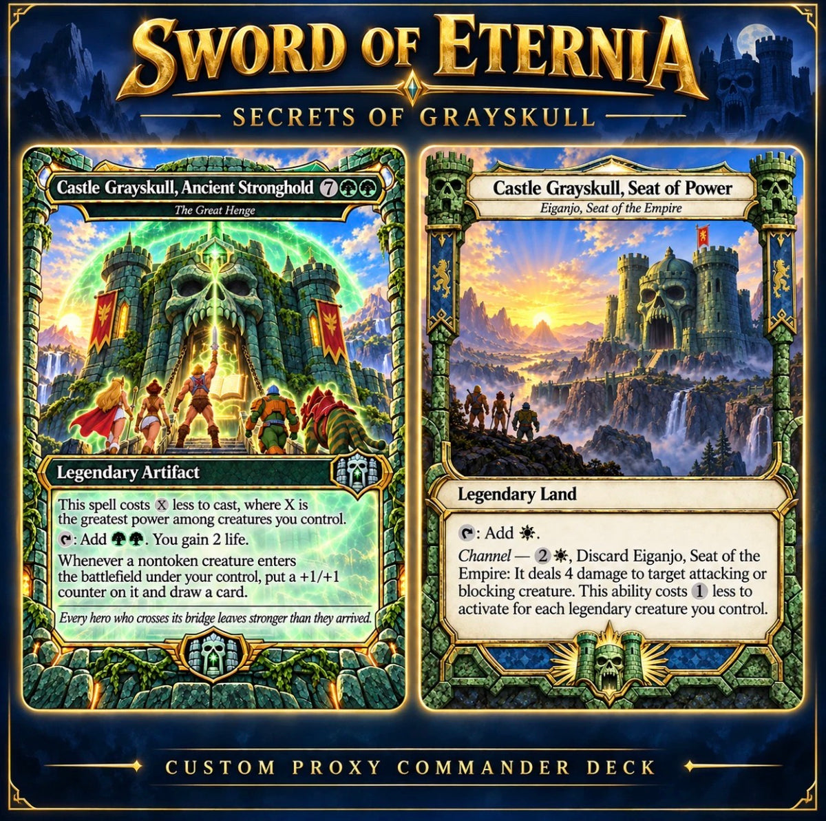 Sword of Eternia — He-Man & She-Ra Proxy Commander Deck