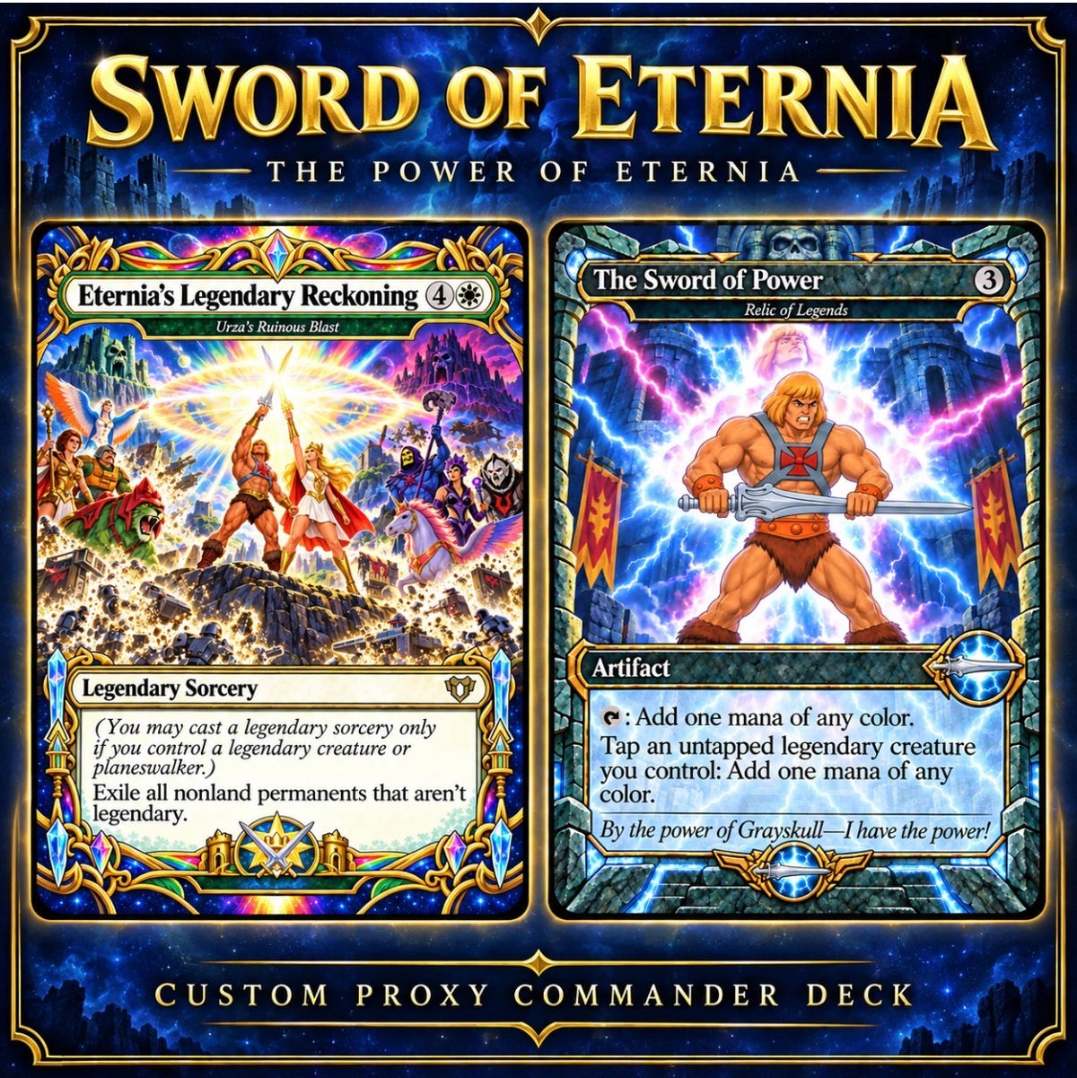 Sword of Eternia — He-Man & She-Ra Proxy Commander Deck