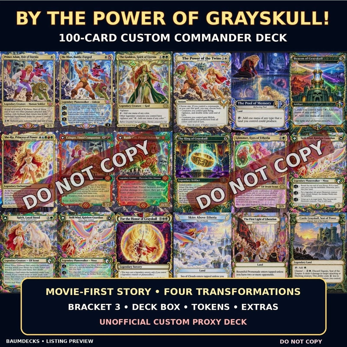 Sword of Eternia — He-Man & She-Ra Proxy Commander Deck