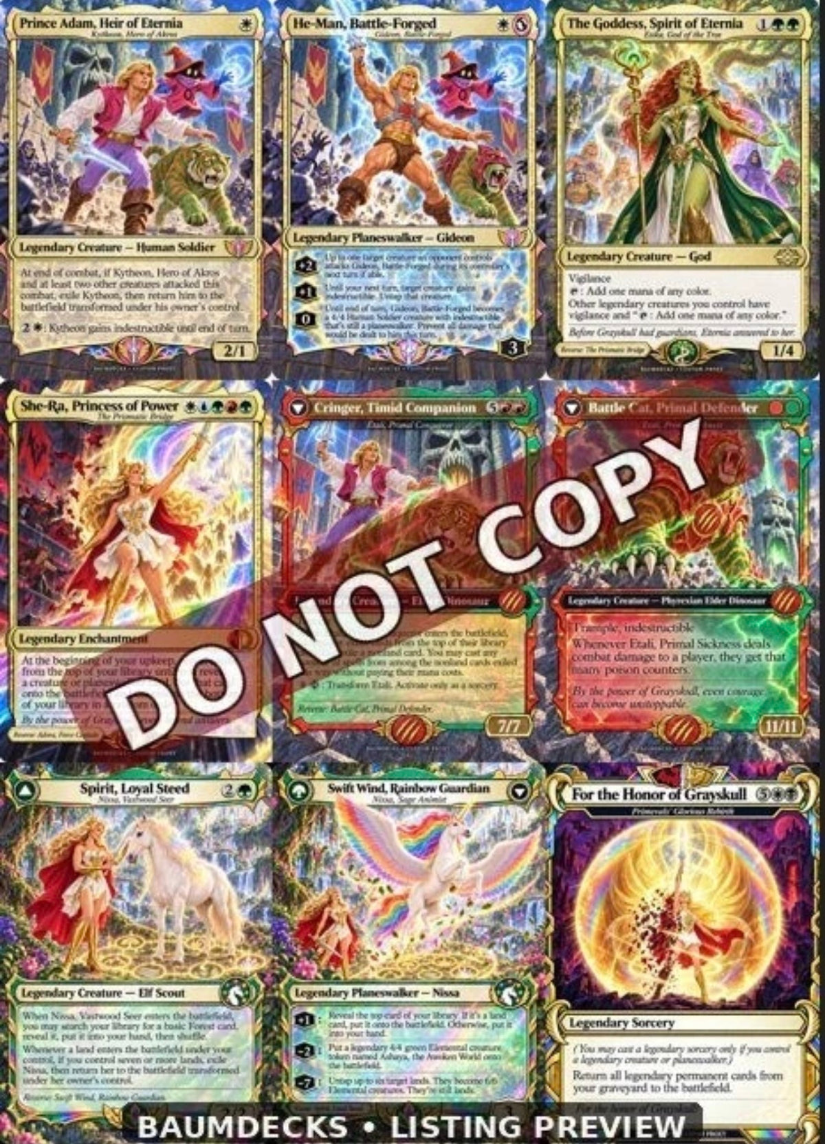 Sword of Eternia — He-Man & She-Ra Proxy Commander Deck