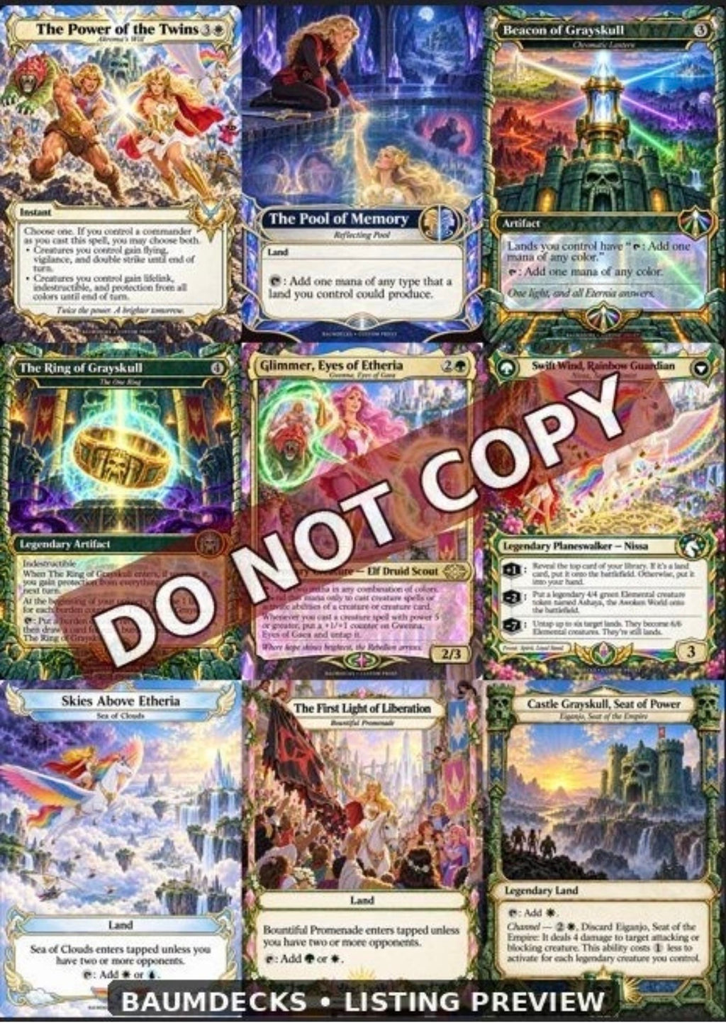 Sword of Eternia — He-Man & She-Ra Proxy Commander Deck