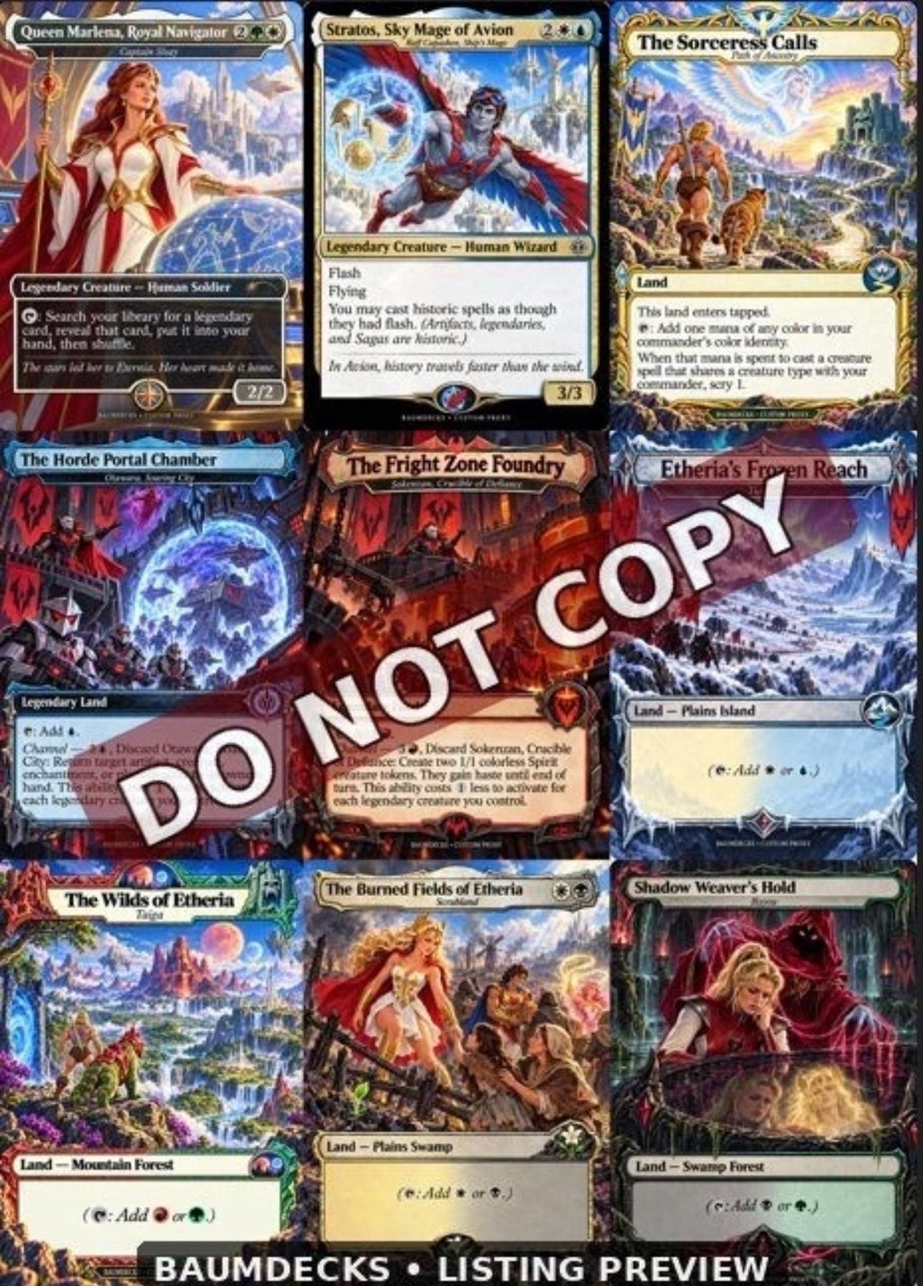Sword of Eternia — He-Man & She-Ra Proxy Commander Deck
