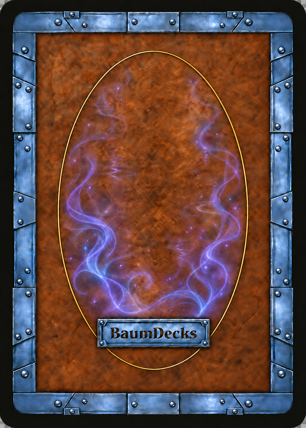 Steel Violet Smoke BaumDecks card back