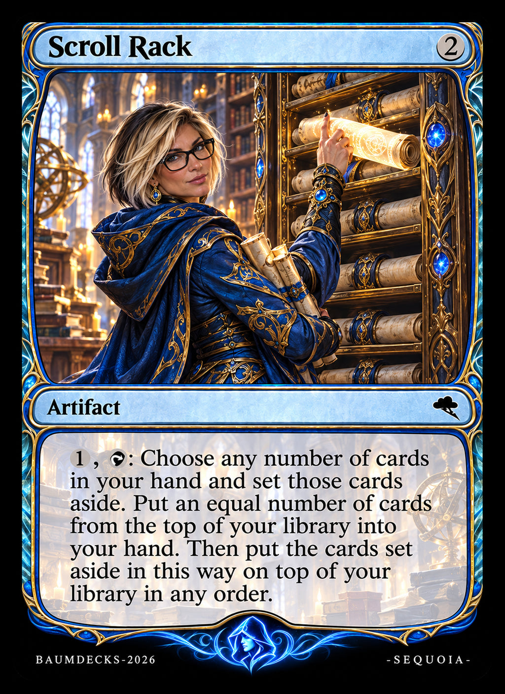 Scroll Rack — Jace / Sequoia custom card