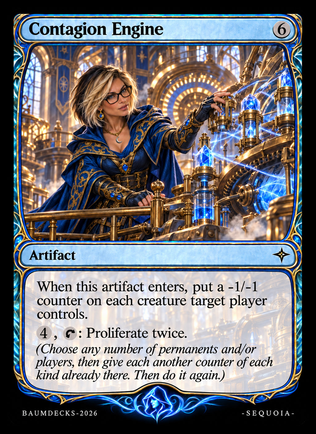 Contagion Engine — Jace / Sequoia custom card
