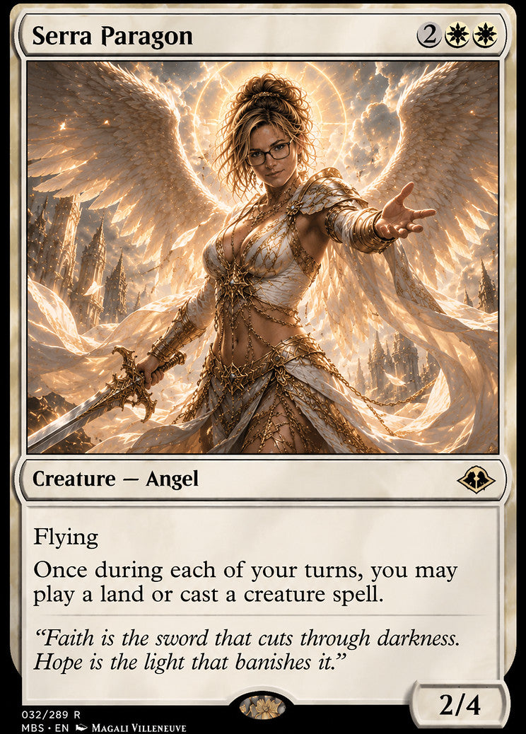Serra Paragon custom BaumDecks proxy card front