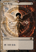 Sol Ring — Heaven & Hell custom BaumDecks proxy card front