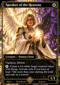 Speaker of the Heavens — Heaven–Hell Angel custom BaumDecks proxy card front